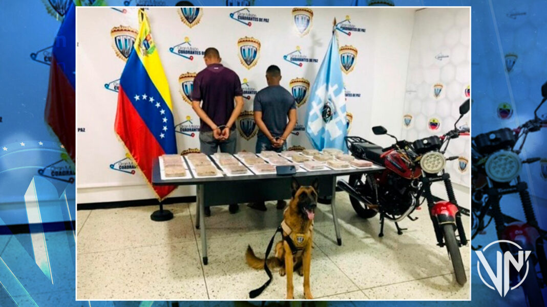 Perro policía: Dos hombres detenidos por trafico de drogas en Falcón