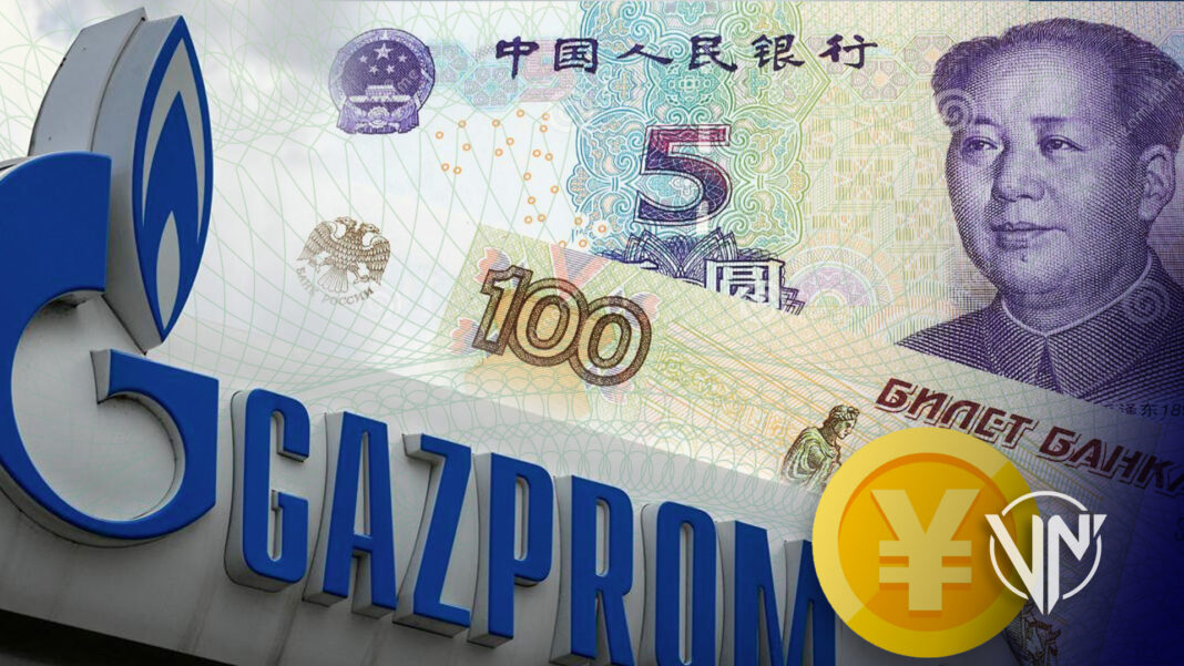 China acuerda pagar en yuanes y rublos a Gazprom