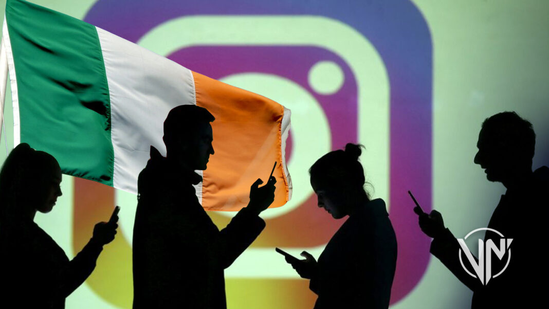 Gobierno de Irlanda aplica multa a Instagram por manejar data de menores