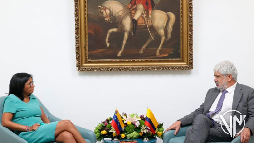 Vicepresidenta de Venezuela se reunió con ministro de Comercio de Colombia