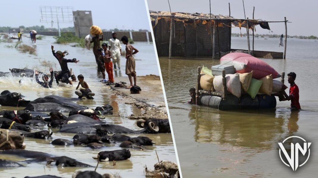 Pakistán lanza SOS a comunidad internacional por inundaciones