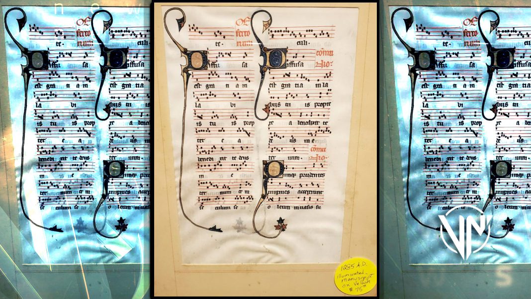 Un pergamino medieval de 700 años por 75 dólares