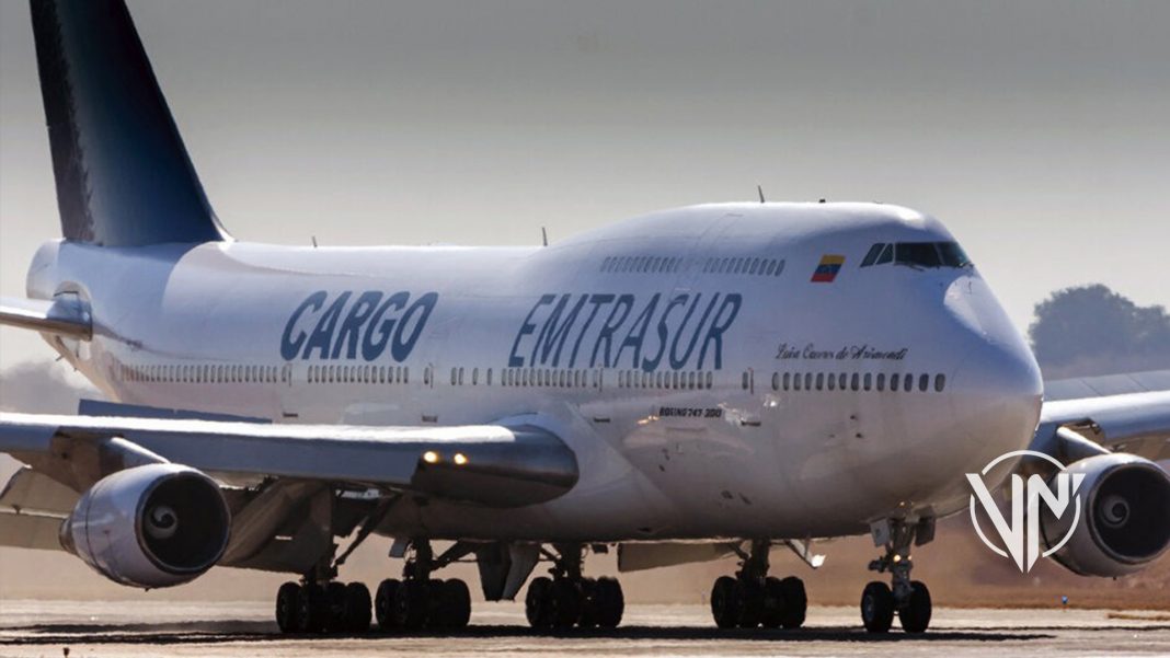 Corte de EEUU ordenó decomisar avión venezolano retenido en Argentina