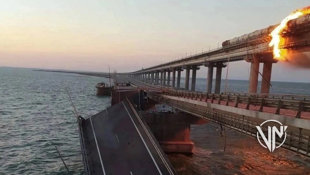Exponen participación de Reino Unido en el ataque al puente de Crimea