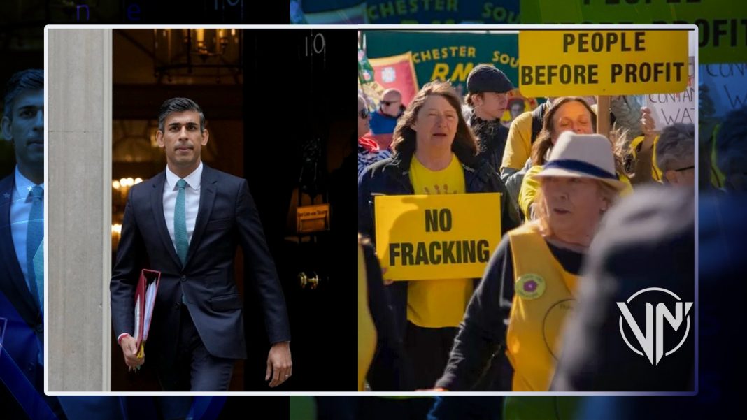 Rishi Sunak revierte decisión de Truss y prohíbe el fracking en Reino Unido