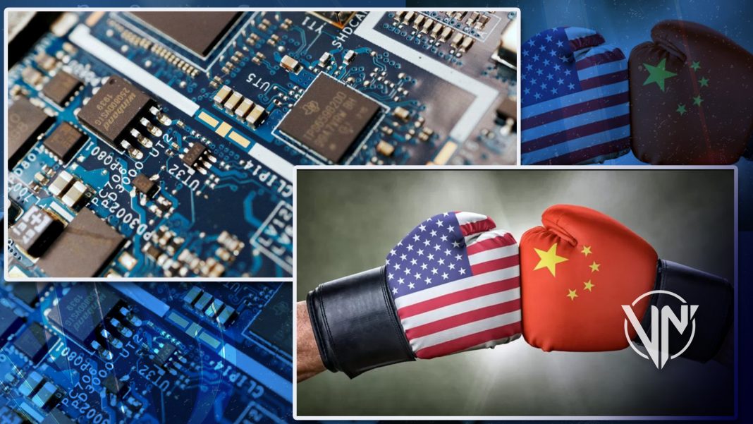 China denuncia acoso tecnológico de Estados Unidos por exportación de chips