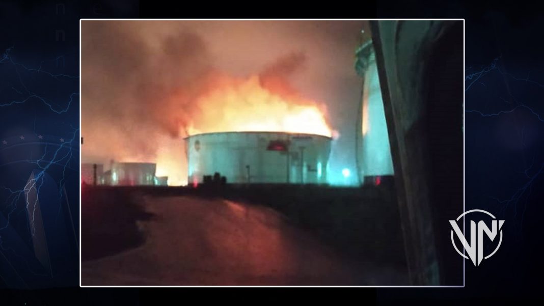Impacto de un rayo ocasionó incendio en refinería El Palito (+Video)