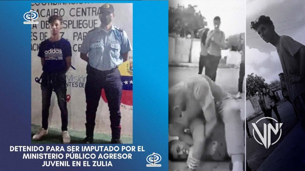 Joven detenido por golpear salvajemente a un estudiante en Zulia