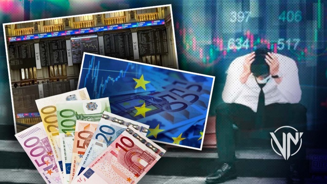 Bolsas europea se desploman por caída del euro