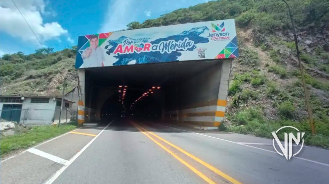 Realizan cierre preventivo en la vía hacia los túneles en Mérida