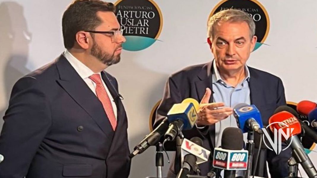Zapatero de visita en Caracas: Esto dijo sobre el ELN y el acercamiento entre EEUU y Venezuela