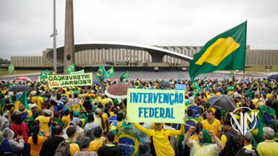Conductor atropelló a 10 manifestantes bolsonaristas en Sao Paulo (+Video)