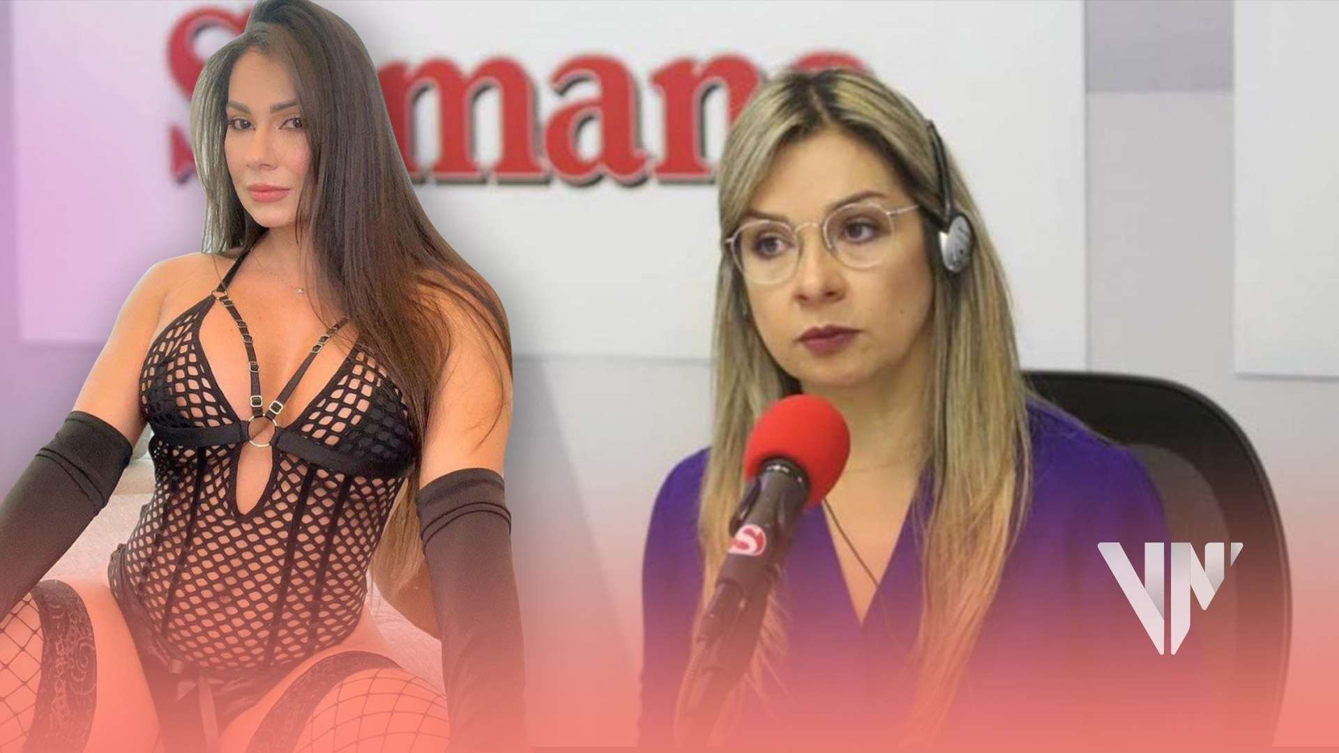 Actriz Porno Colombiana Dicta Cátedra A Periodista Vicky Dávila