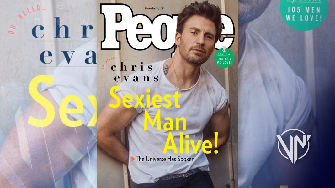 Chris Evans es declarado el hombre más sexy de 2022 (+Fotos)