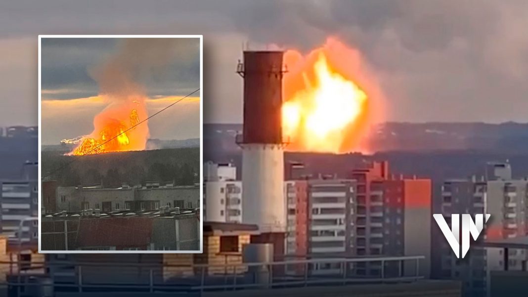 Redes viralizan incendio en gasoducto cerca de San Petersburgo