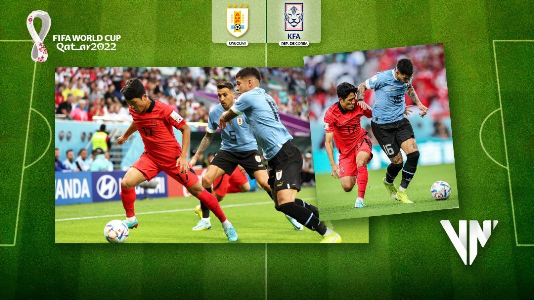 Uruguay y Corea del Sur sin goles en Qatar 2022