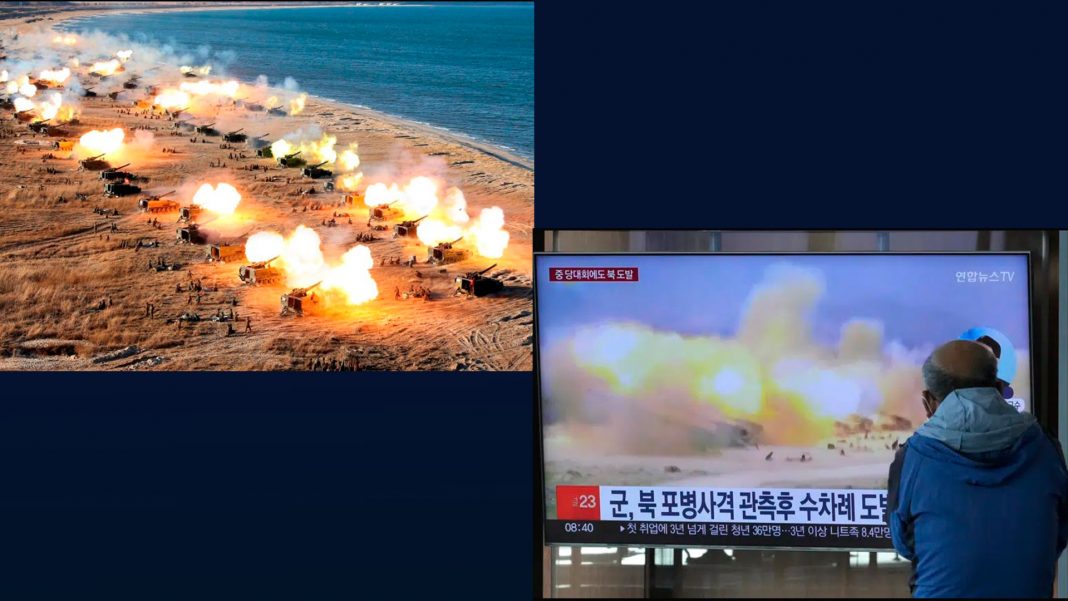 Corea del Norte demuestra poderío con proyectiles cerca de frontera maritima con Corea del Sur