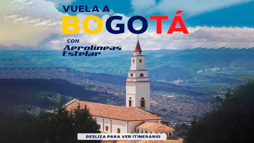 Aerolínea Estelar anuncia nueva ruta entre Caracas y Bogotá