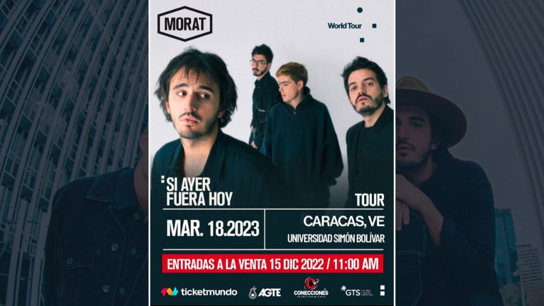 Morat regresa a Caracas el 18 de marzo de 2023 (+Precios)