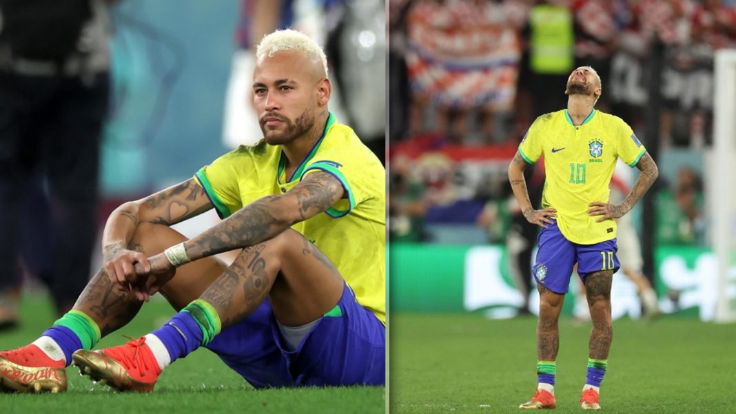 Neymar dijo sentirse destruido por eliminación de Brasil en Qatar 2022