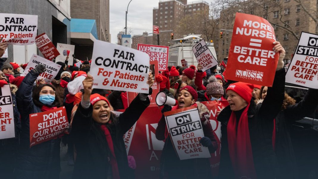 huelga enfermeras Nueva York