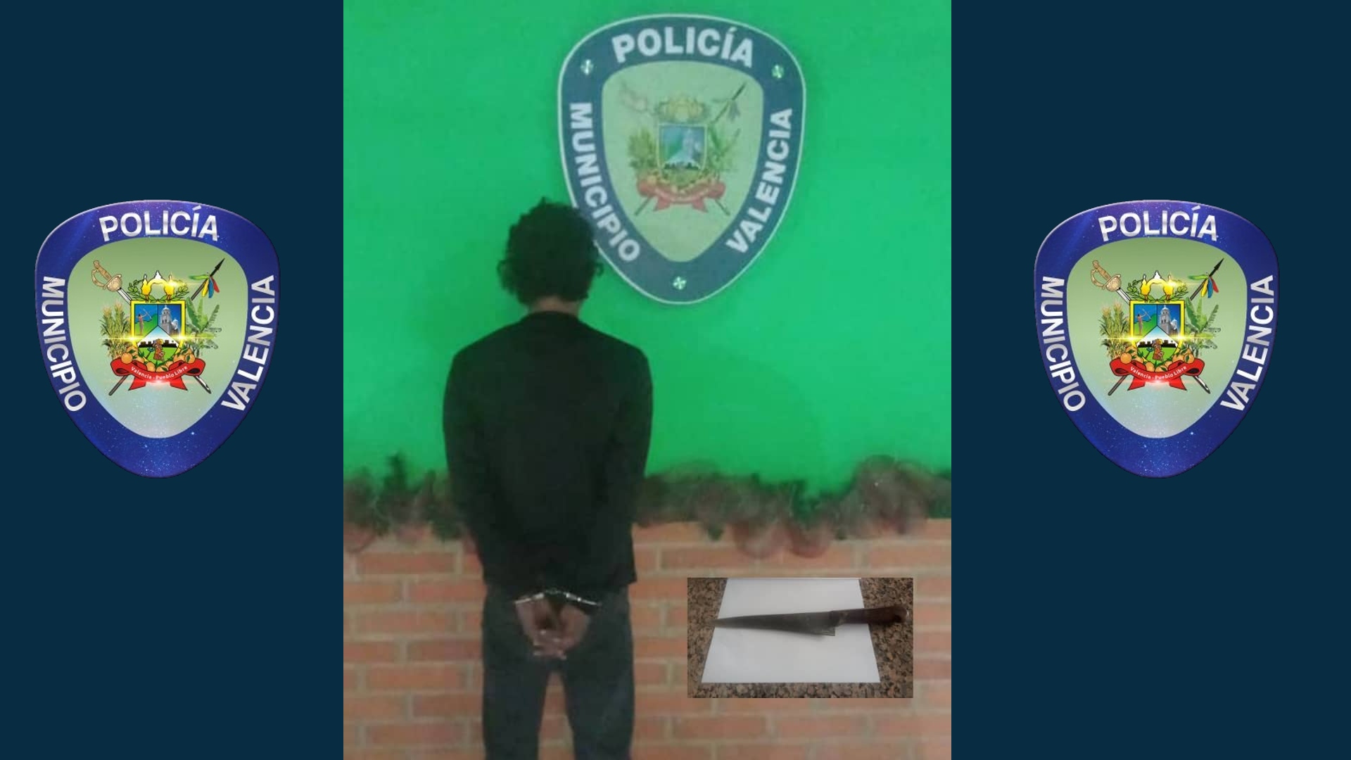 Policía Municipal aprehendió a un hombre por robo al sur de Valencia