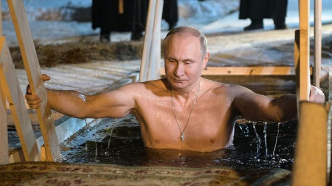 Putin agua helada