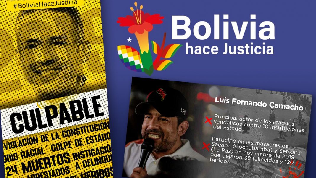 Bolivia hace justicia se hace viral para condenar golpismo de Luis Fernando Camacho