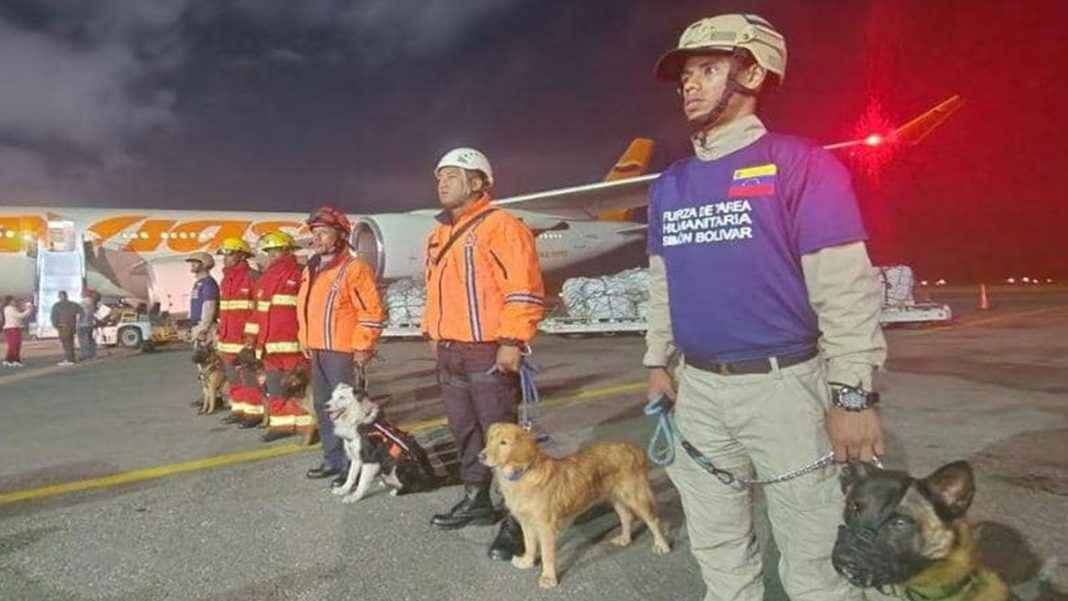 brigada canina venezolana terremoto