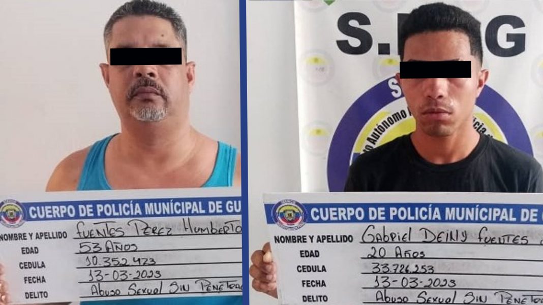 Detenidos en Guacara dos hombres por abusar sexualmente de una adolescente
