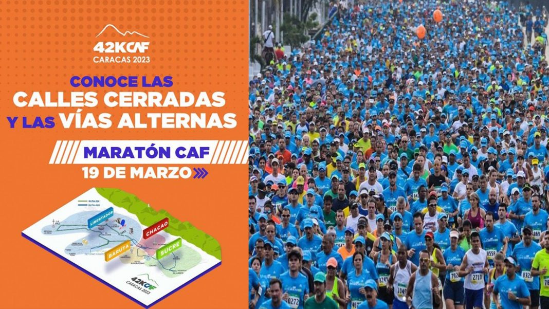 Maratón CAF: 5 mil corredores inundarán Caracas este 19 de marzo (+Vías alternas)