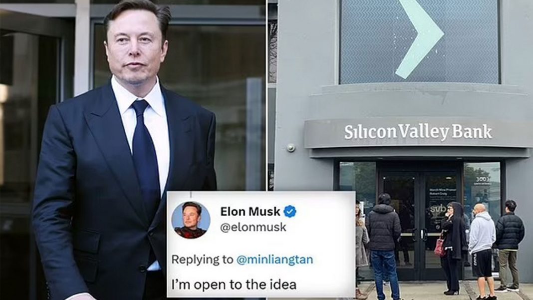 Elon Musk estaría interesado en comprar el quebrado Silicon Valley Bank