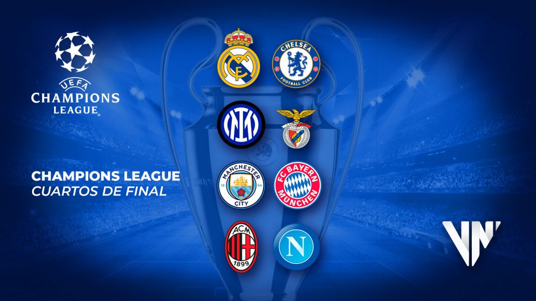 Definidos los rivales de cuartos de final de Champions League