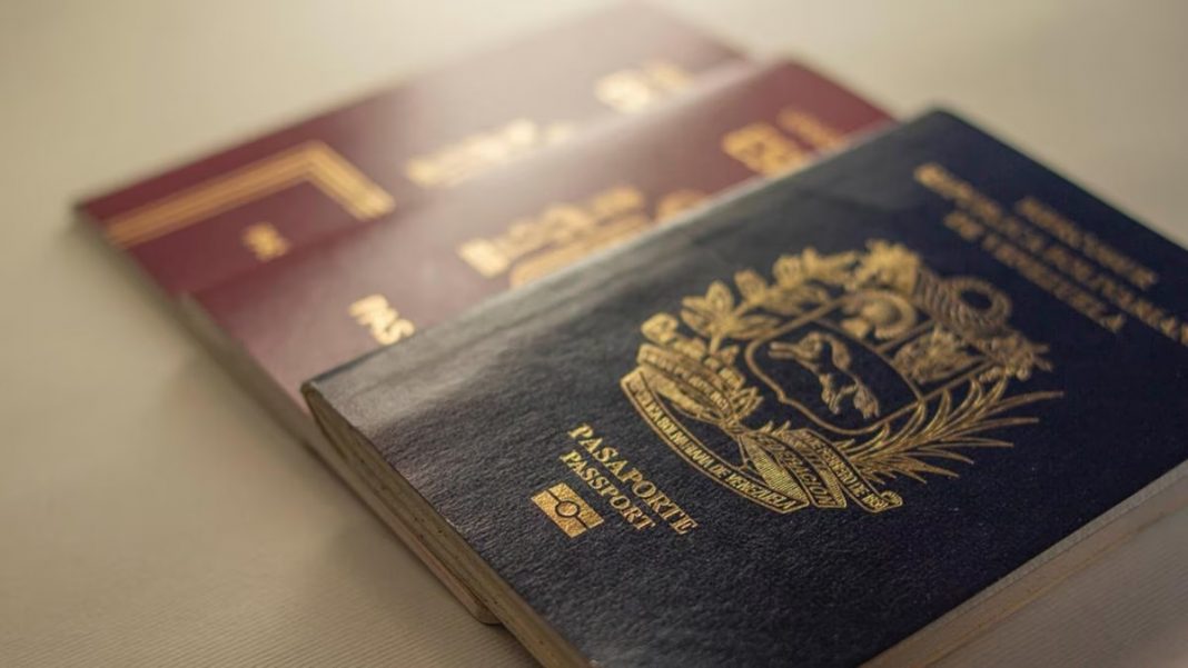 Trinidad y Tobago pasaportes venezolanos