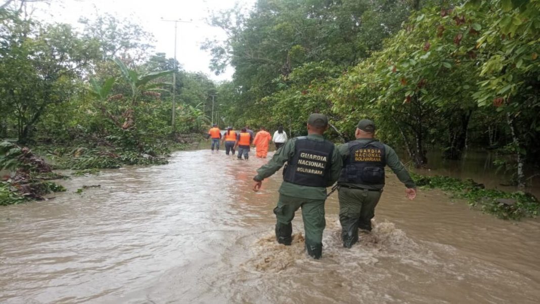 Afectados río en Monagas