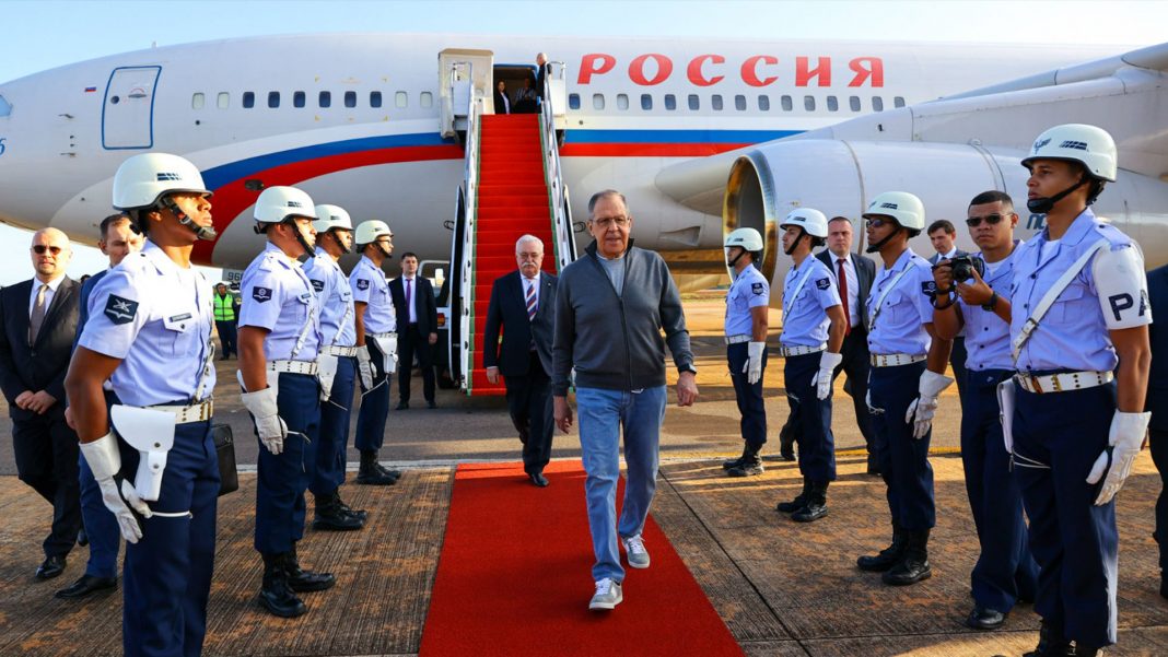 Serguéi Lavrov gira Brasil