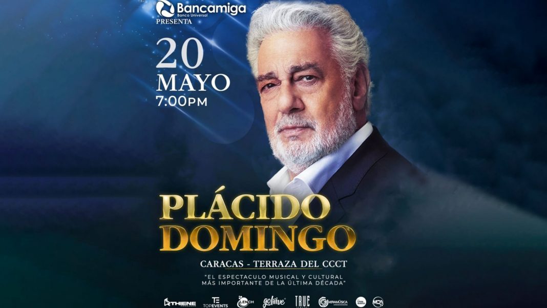 Plácido Domingo ofrecerá concierto en Caracas el 20 de mayo (+Precios)