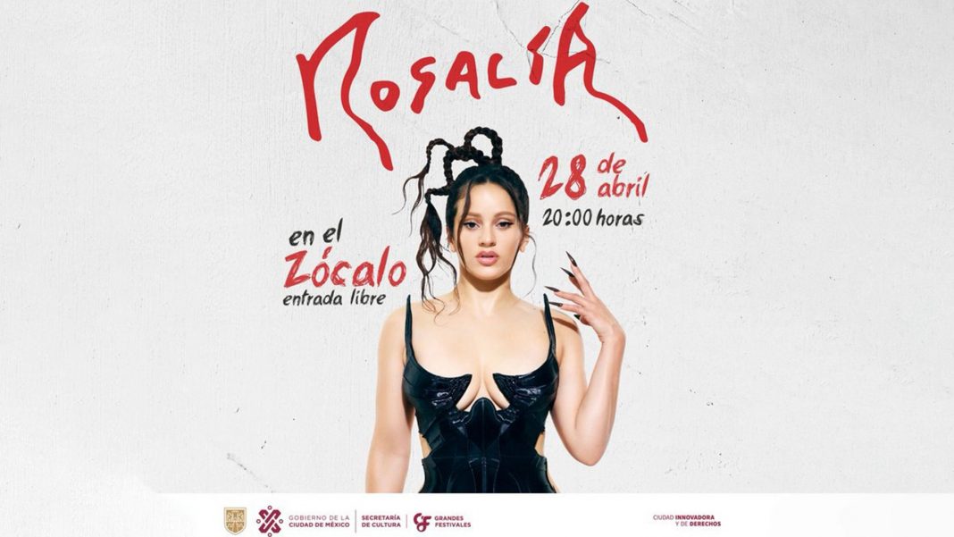 Rosalía concierto gratuito México