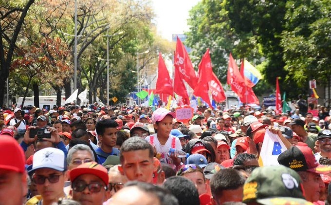 pueblo venezolano marcha