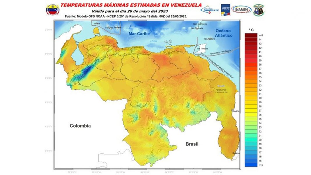 INAMEH pronostica lluvias en 10 estados del territorio nacional