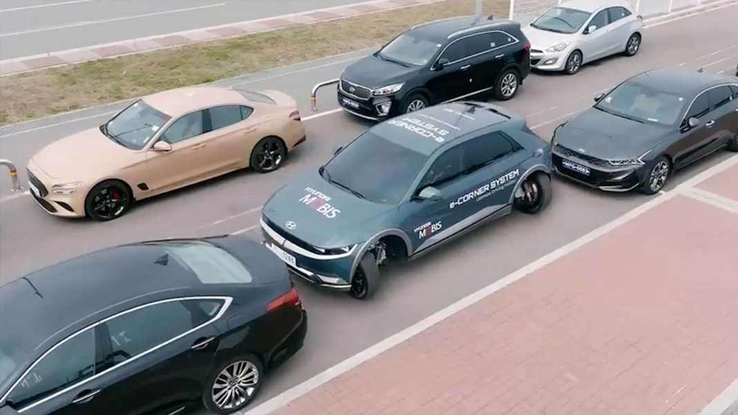 Hyundai revoluciona el mercado con un vehículo modo cangrejo (+Video)