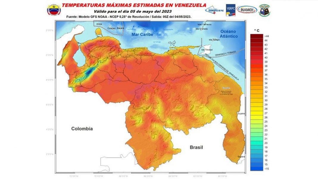 INAMEH: Viernes de escasa nubosidad sin precipitaciones en gran parte del país