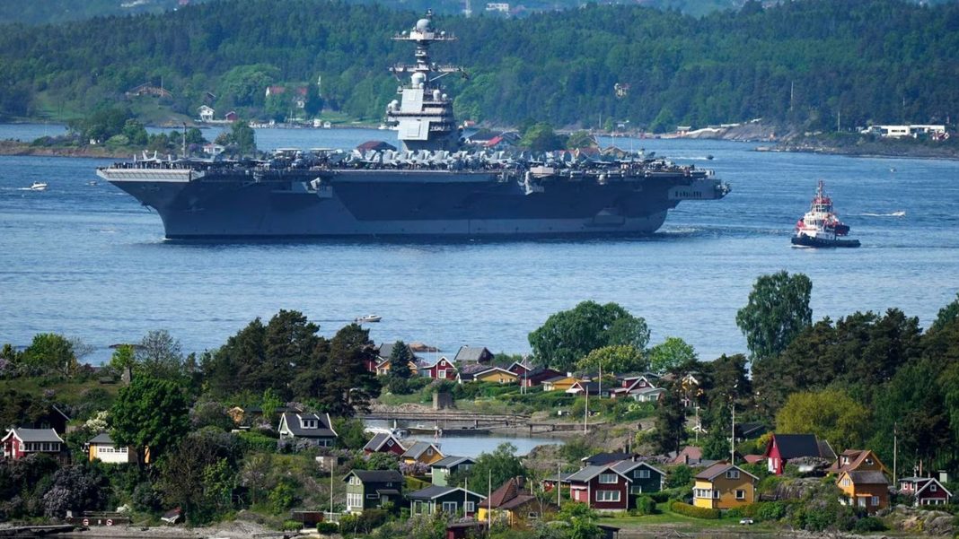 Rusia USS Gerald R. Ford Noruega