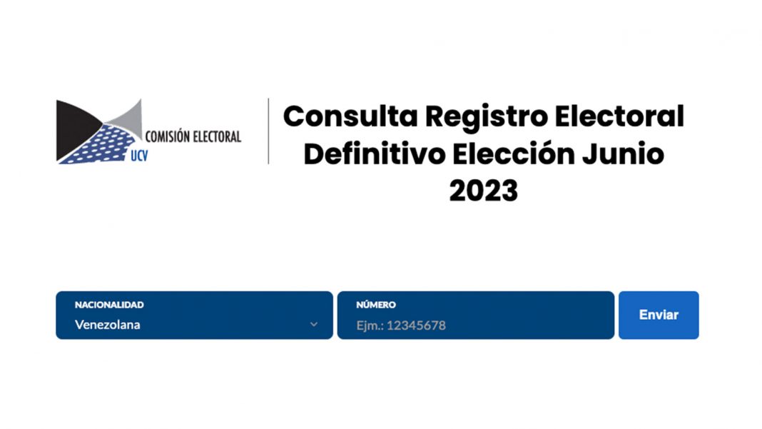 Registro electoral