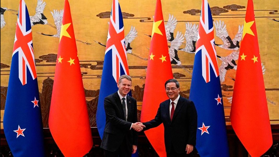 China Nueva Zelanda cooperación