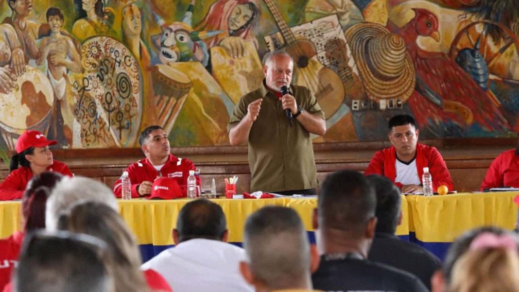 Diosdado Cabello reunido con trabajadores de PDVSA