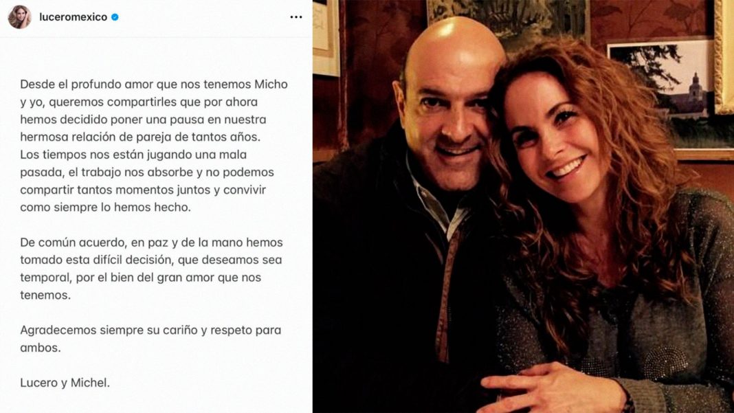 Lucero y Michel Kuri terminan su relación luego de 11 años