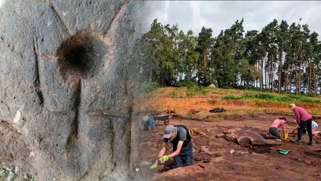 Arqueólogos regresan piedra Nessglyph