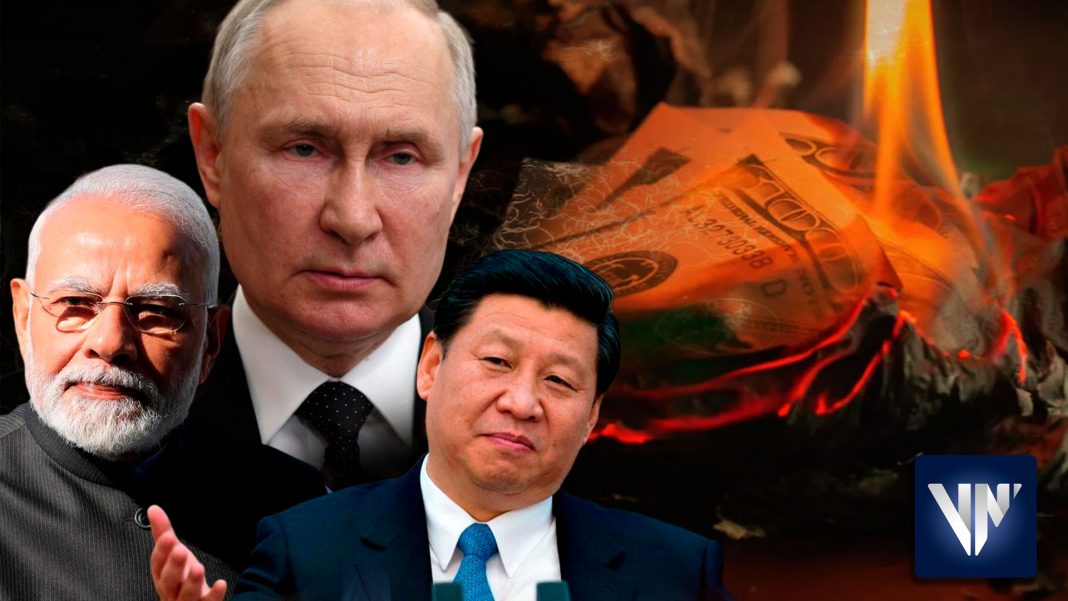 Rusia China India moneda dólar