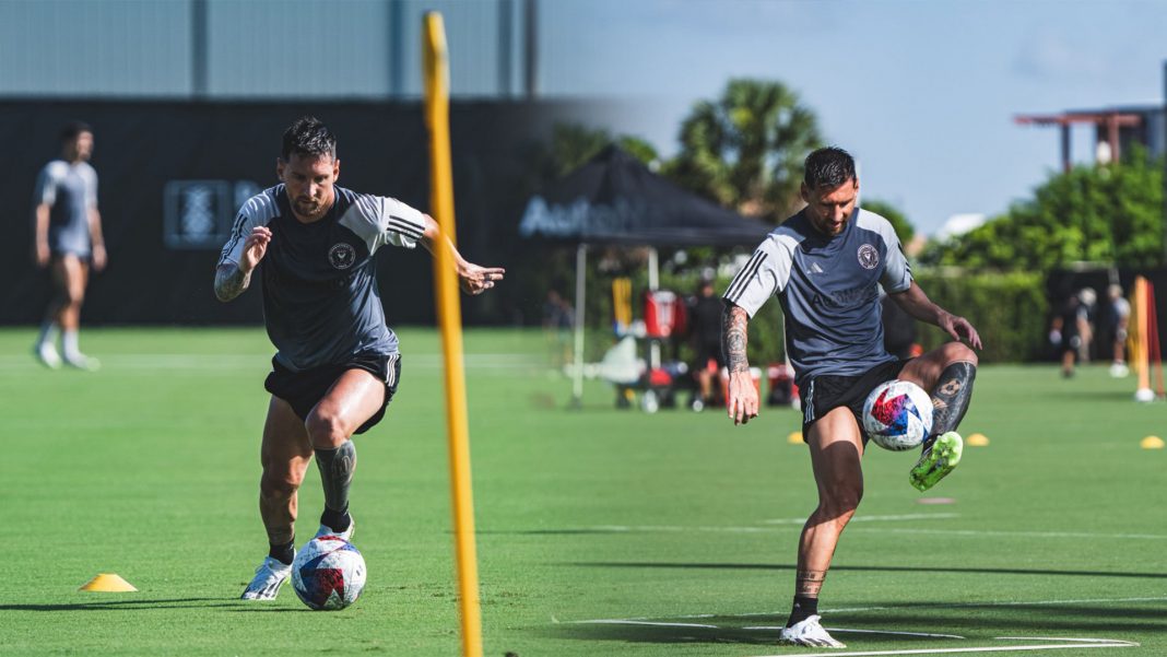 entrenamiento Messi Inter Miami